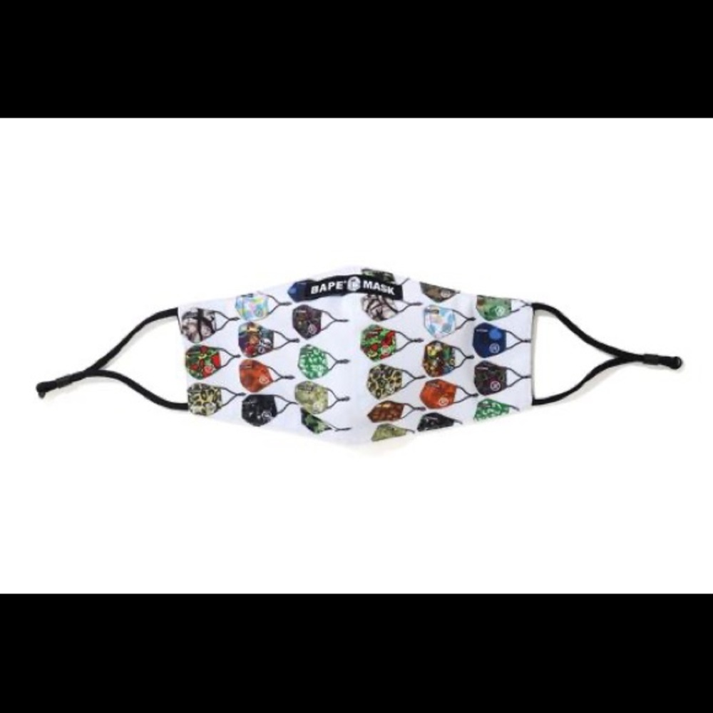 BAPE A BATHING APE BAPE ARCHIVE CAMO PATTERN MASK medium size fits ladies & men